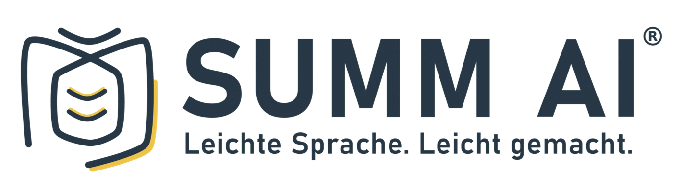 Homepage von Summ AI Leichte Sprache Leicht gemacht