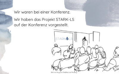 Projekt·vorstellung bei einer Konferenz